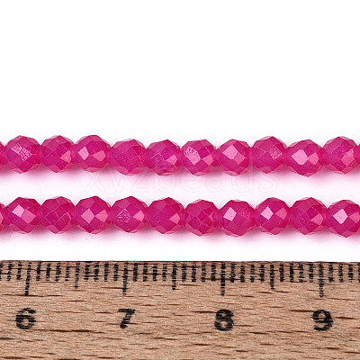 Imitation Jade Glass Beads Strands GLAA-T028-4mm-11I-1