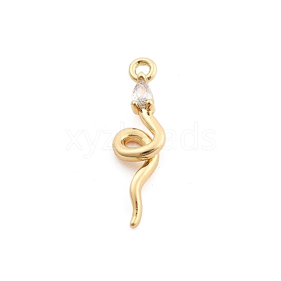 Brass Micro Pave Cubic Zirconia Pendants LS-KK-M321-01E-G01-1