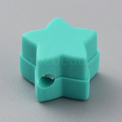 Star Silicone Focal Beads SIL-TAC0008-08G-1