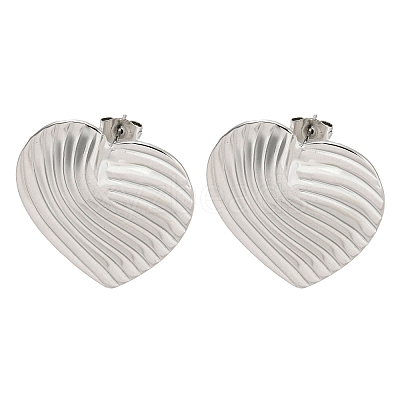 Non-Tarnish 304 Stainless Steel Ear Studs EJEW-P270-06A-P-1