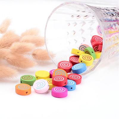 Mixed Lead Free Natural Wood Beads X-TB111Y-1