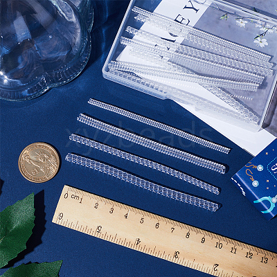24Pcs 4 Style Plastic Spring Coil FIND-SC0005-54-1