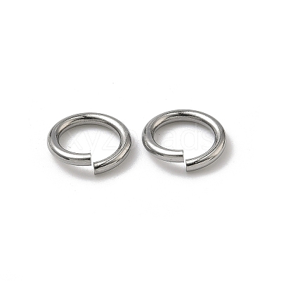 Tarnish Resistant 304 Stainless Steel Open Jump Rings STAS-R065-43-1