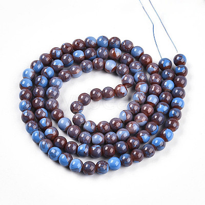 Baking Paint Glass Beads X1-DGLA-N003-8mm-C10-1
