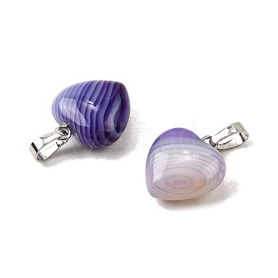 Natural Agate Pendants G-I311-A01-1