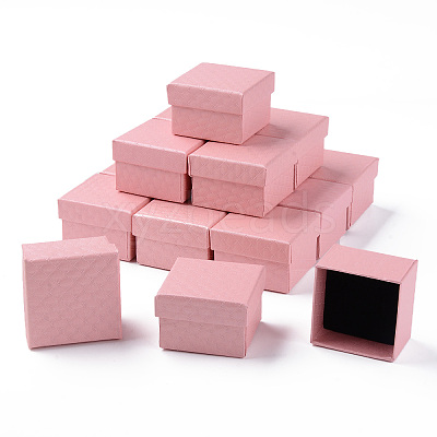 Square Cardboard Ring Boxes LS-CBOX-S020-02-1