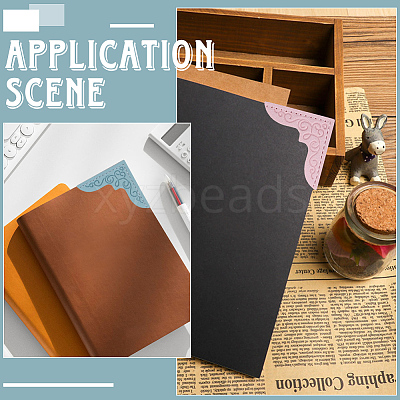 15Pcs 5 Colors PU Leather Corner Protectors AJEW-CL0002-95-1