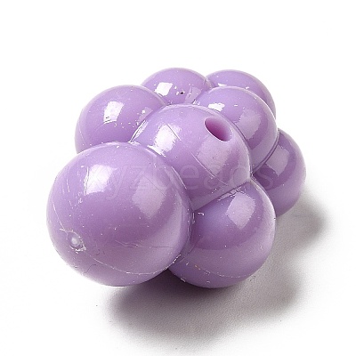 Macaron Color Opaque Acrylic Beads MACR-J122-08B-1