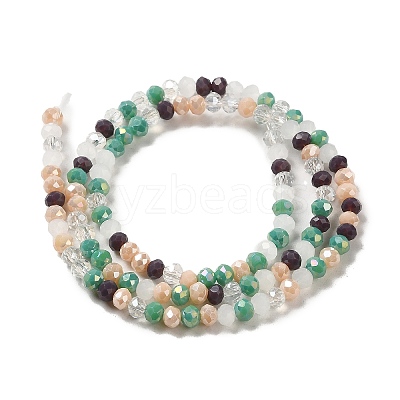 Glass Beads Strands EGLA-A034-M4mm-42-1