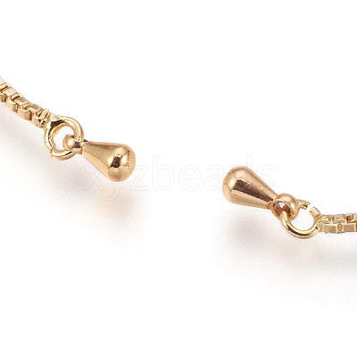 Adjustable Brass Micro Pave Cubic Zirconia Chain Bracelet Making KK-O106-50G-1