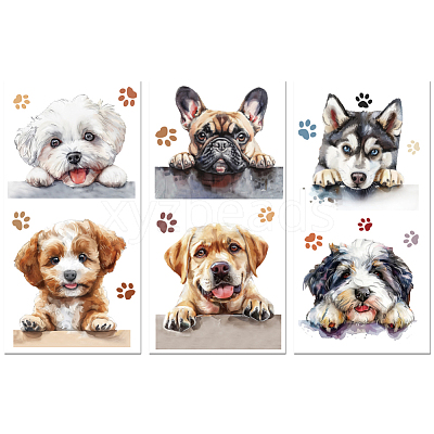 3 Sheets 3 Styles PVC Waterproof Decorative Stickers DIY-WH0404-092-1