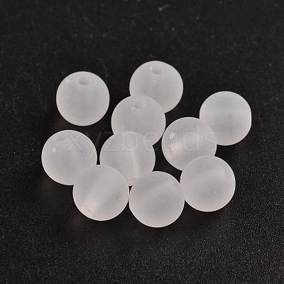 Transparent Acrylic Ball Beads FACR-R021-8mm-16-1