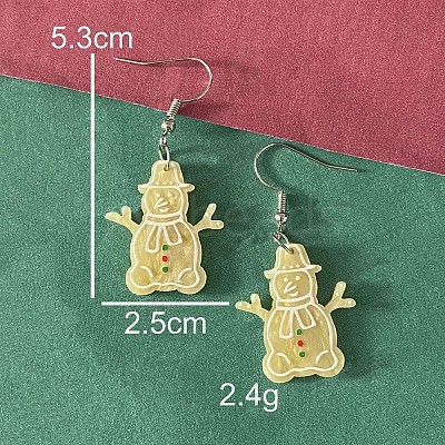 Christmas Acrylic Dangle Earrings FS-WG2A8CC-07-1