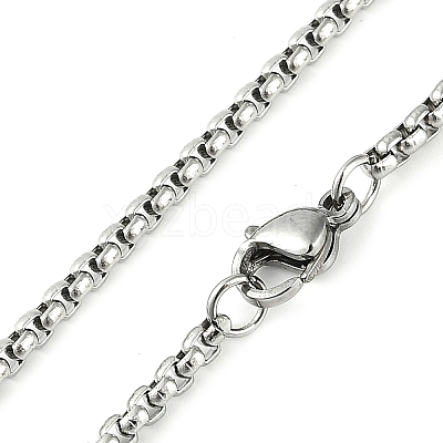 Anti-Tarnish 201 Stainless Steel Arabic Elements Cloud Pendant Box Chain Necklaces NJEW-D089-03P-1