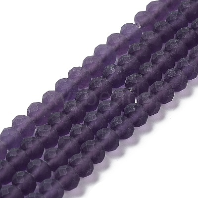 Transparent Glass Beads Strands EGLA-A034-T4mm-MD15-1