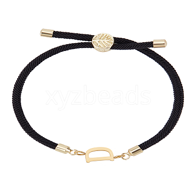 1Pc Adjustable Nylon Cord Slider Bracelets for Women BJEW-LP0001-32D-01-1