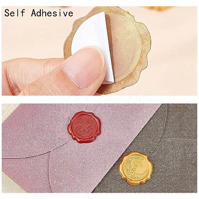 Adhesive Wax Seal Stickers DIY-CP0010-69D-1
