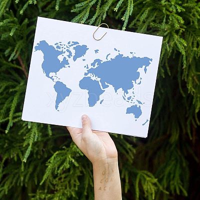 Large Plastic Reusable Drawing Painting Stencils Templates DIY-WH0202-438-1