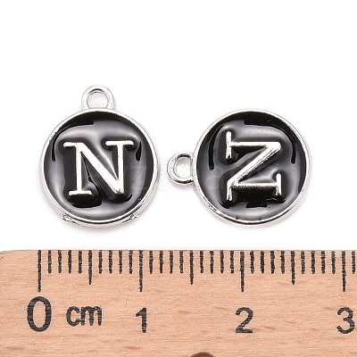 Platinum Plated Alloy Charms ENAM-S118-02N-P-1