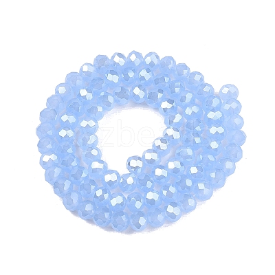 Electroplate Glass Beads Strands EGLA-A044-J6mm-A03-1