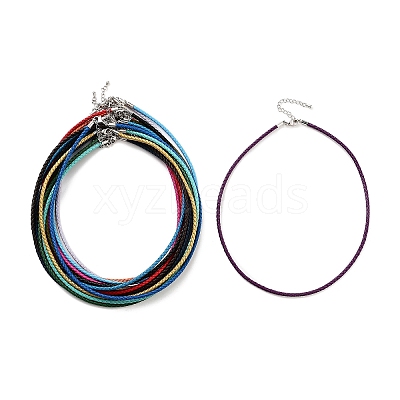 Braided Round Imitation Leather Bracelets Making BJEW-H610-01P-1