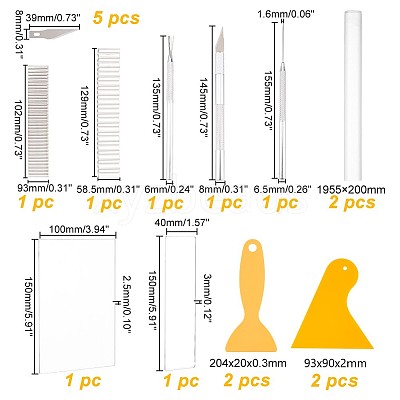Clay Craft Tools Sets AJEW-GL0004-42-1