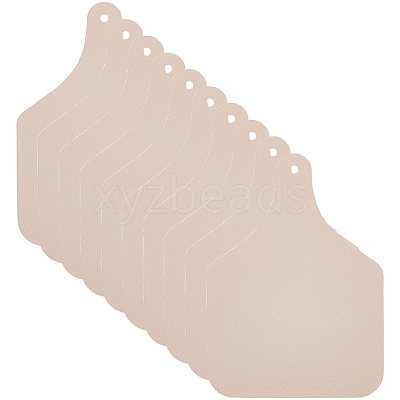 Leather Label Tags AJEW-CL0003-23A-1