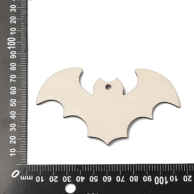 Halloween Printed Wooden Big Pendants WOOD-I016-01E-1