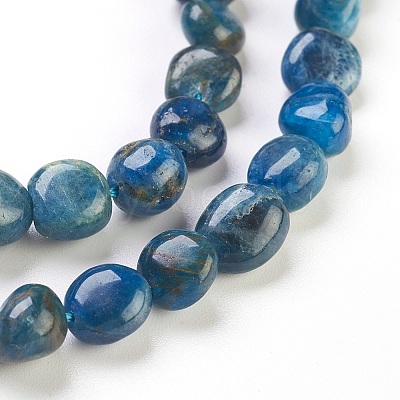 Natural Apatite Beads Strands X-G-F575-07-1