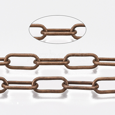Unwelded Iron Paperclip Chains CH-S125-09A-R-1