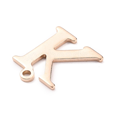 PVD Vacuum Plating  304 Stainless Steel Charms STAS-H112-K-RG-1