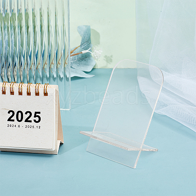 Acrylic Slant Back Postcard Display Stands ODIS-WH0078-86C-1