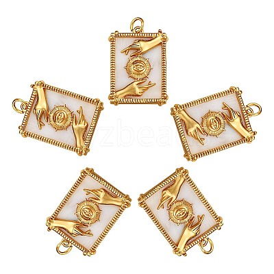 5Pcs Brass Pendants KK-SZ0005-03-1