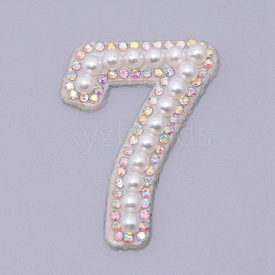 Imitation Pearls Patches DIY-WH0190-89C-1