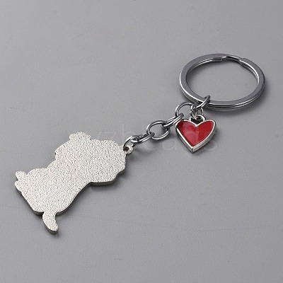 Animal Theme Alloy Keychain KEYC-SZC0007-01B-1
