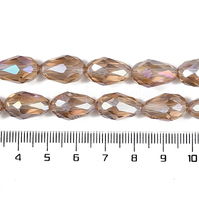 Transparent Electroplate Glass Beads Strands LS-EGLA-N013-T4mm-B23-1