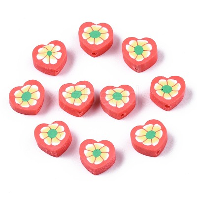 Handmade Polymer Clay Beads CLAY-N011-013C-1