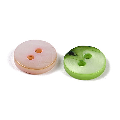 Freshwater Shell Buttons SHEL-C005-01C-1