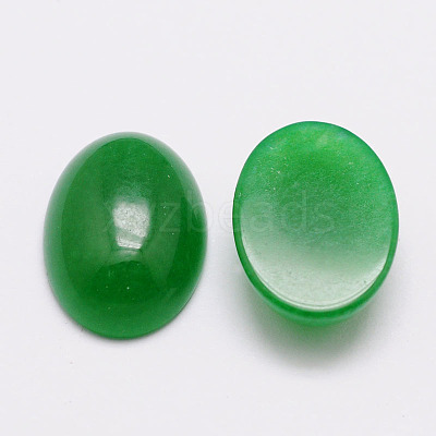 Oval Natural Malaysia Jade Cabochons G-K020-40x30mm-11-1