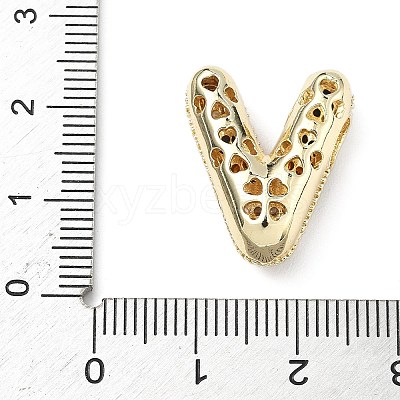 Brass Micro Pave Cubic Zirconia Pendants KK-Z108-02G-V-1