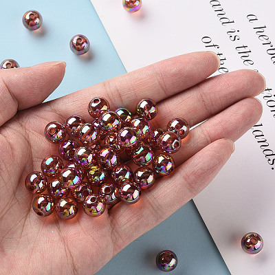 Transparent Acrylic Beads MACR-S370-B10mm-765-1