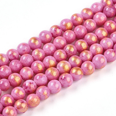 Natural Mashan Jade Beads Strands G-A255-A01-04N-1