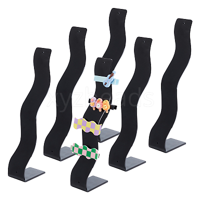 Plastic Hair Clip Displays AJEW-WH00245-25A-1
