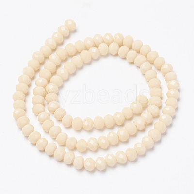 Opaque Solid Color Glass Beads Strands EGLA-A034-P3mm-D05-1