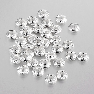 Tibetan Style Alloy Spacer Beads X-TIBEB-R011-S-LF-1