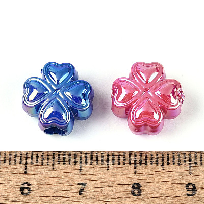 UV Plating Opaque Acrylic Beads SACR-T018-30M-1