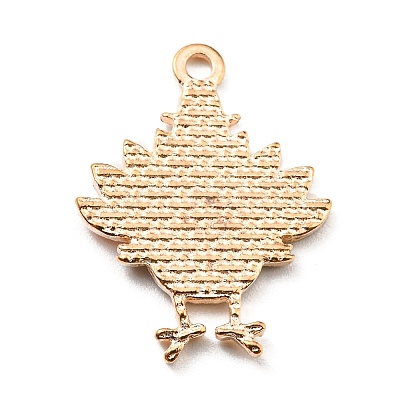 Thanksgiving Day Alloy Enamel Pendants ENAM-D060-03I-KCG-1