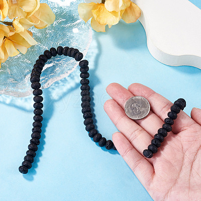 1 Strand Natural Lava Rock Beads Strands G-TA0003-44B-1