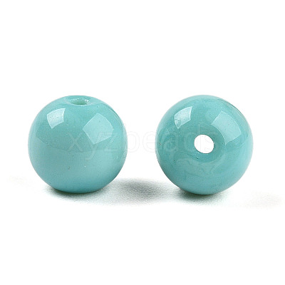 Opaque Solid Color Glass Beads X1-GLAA-N007-8mm-A13-1