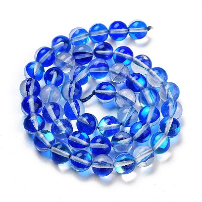 Transparent Glass Beads GLAA-B022-8mm-12-1